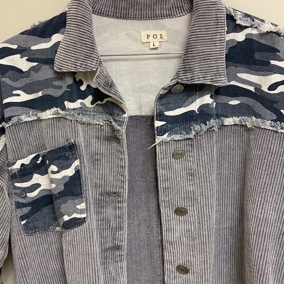 POL Cropped shacket jacket - Picture 2 of 6